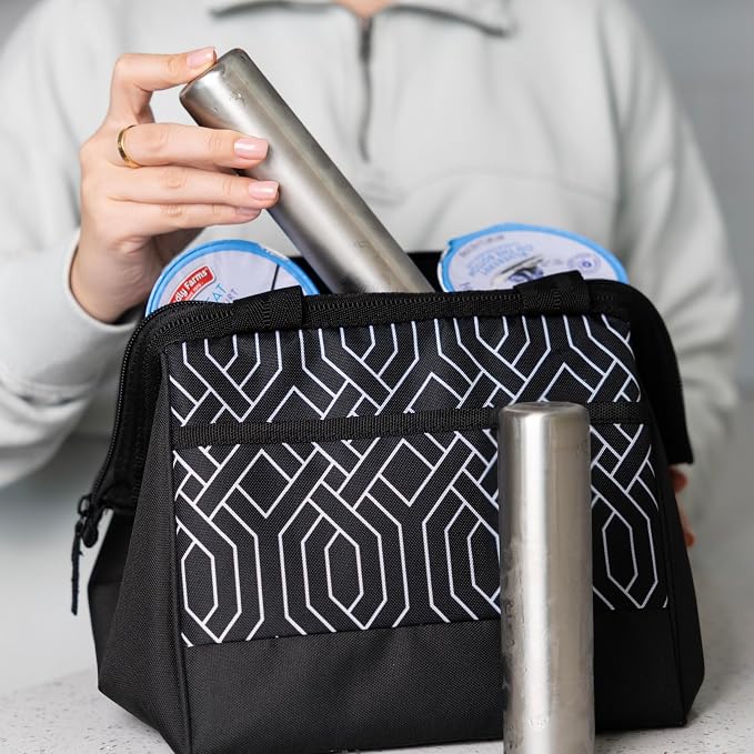 Outset Stainless Steel Cylinder Ice Packs, Set of 2 Metal Lunch Box Coolers | Cylinder Ice Pack | Reusable Travel & Lunch Box Ice Packs | Long Lasting Cold | Thin Ice Pack | Durable Stainless Steel Set