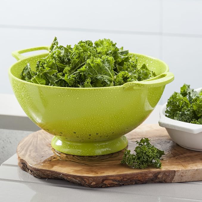 Zeal Melamine Colander/Strainer (24cm) -Lime, G211L