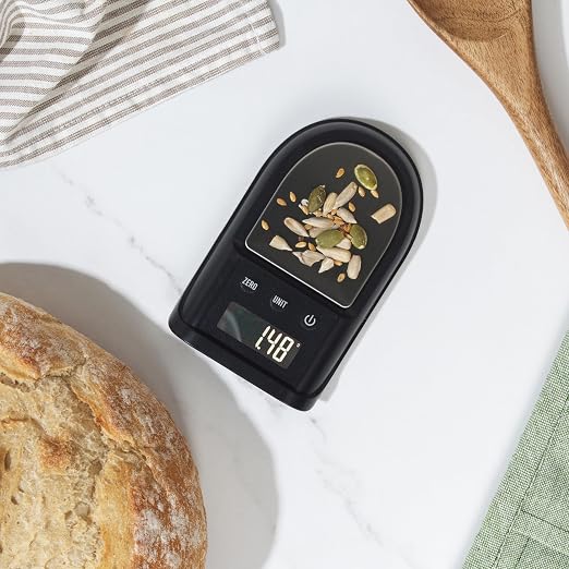 Salter Digital Precision Kitchen Scale - Accurate Weighing In 0.01g Increments, 300g Max Capacity, Stainless Steel Platform, Detachable Tray, Weigh Small Items, Yeast, Spices, Coffee, Jewellery, Coins