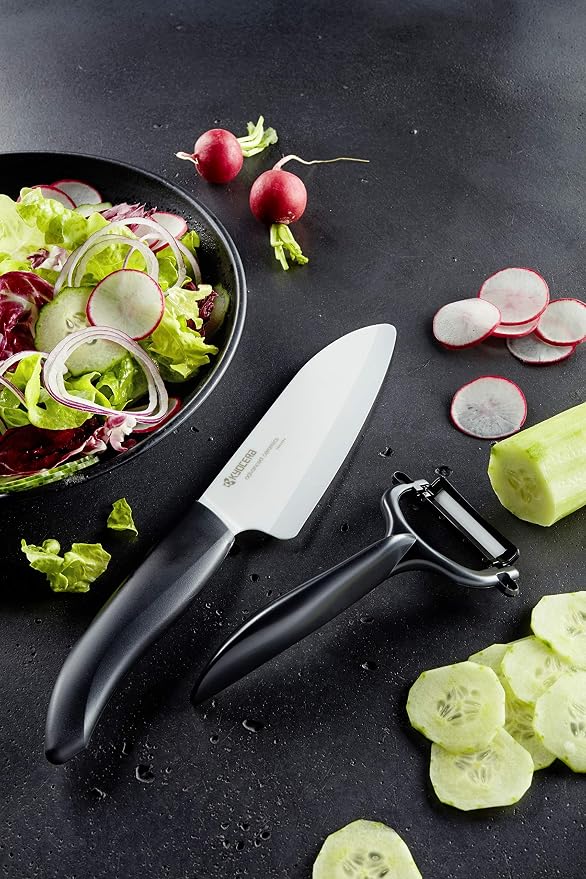 Kyocera Ceramic Horizontal Y Peeler, Green