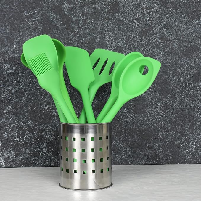 Chef Craft Premium Silicone Spaghetti/Pasta Fork, 11.5 inch, Green