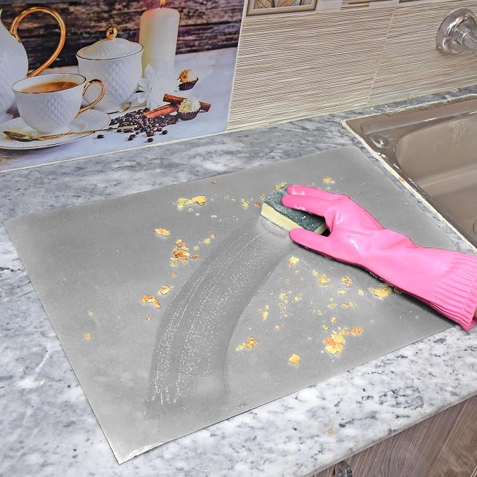 Oven Liners for Bottom of Oven – Reusable Non Stick Oven Liner 3 Pack – Heavy Duty Oven Liners & Oven Mat for Bottom of Oven – Fits Electric & Gas Ovens – Heat Resistant to 500°F