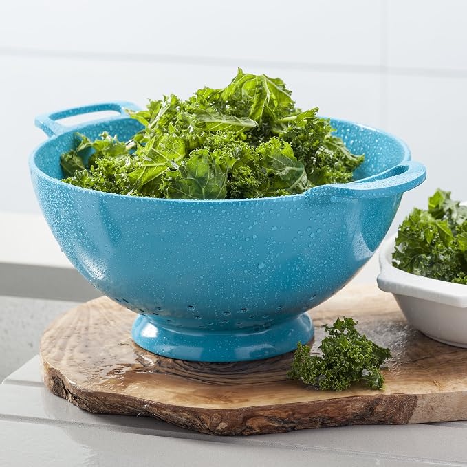 Zeal Colander, Aqua, 24cm
