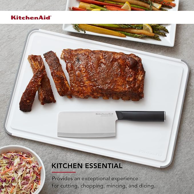 KitchenAid Classic Plastic Cutting Board with KitchenAid Can Opener/Bottle Opener