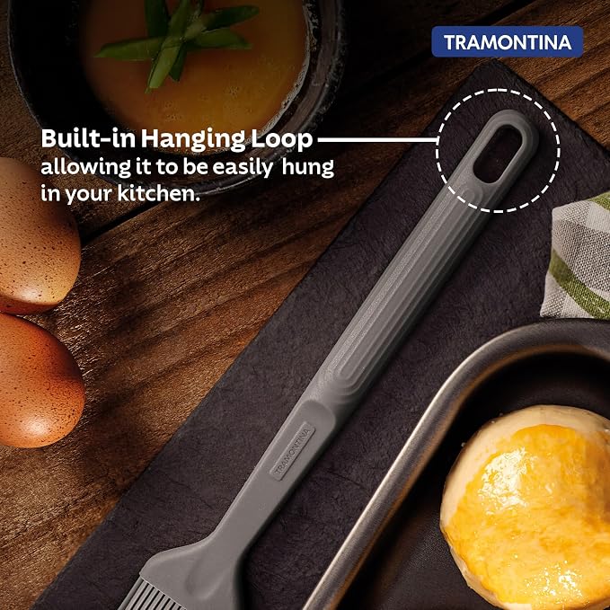 Tramontina Softta Grey Silicone Pastry Brush