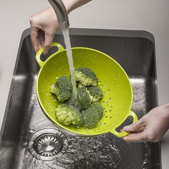 Zeal Melamine Colander/Strainer (24cm) -Lime, G211L