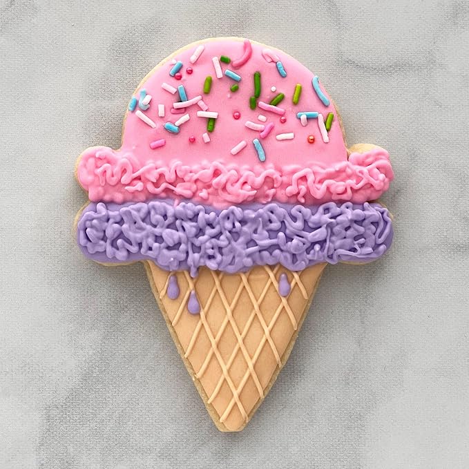 Ann Clark Ice Cream Cone Cookie Cutter, 4-1/8" Made in USA