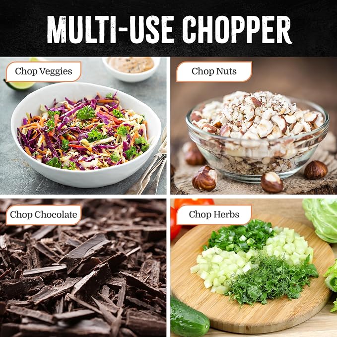 Mindful Design Salad Chopper Tool, Mezzaluna Knife Stainless Steel Vegetable Rocker With Blade Covers