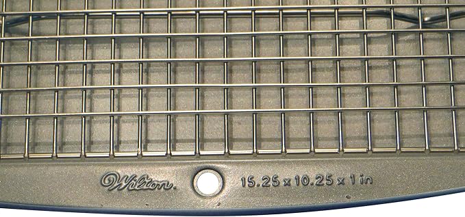 Stainless Steel Cooling Rack - Heavy Duty and Oven Safe, Good for Cooling, Baking and Roasting - Fits 15 1/4" X 10 1/4" Baking Pans - Perfect for Cookies, Cakes & More (10" x 15")