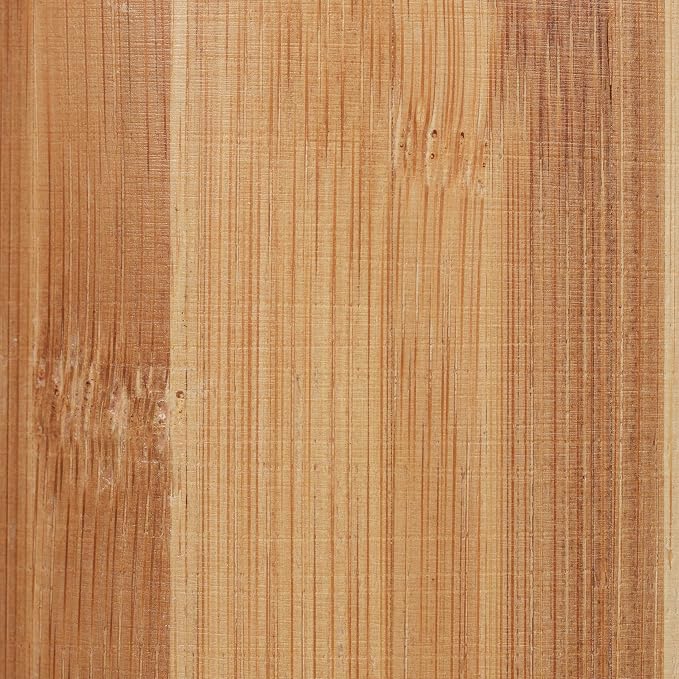 Relaxdays 10027601 Empty Bamboo Knife Block, Without Knives, for up to 10 Pieces, Rack HxD 23x12.5 cm, Natural
