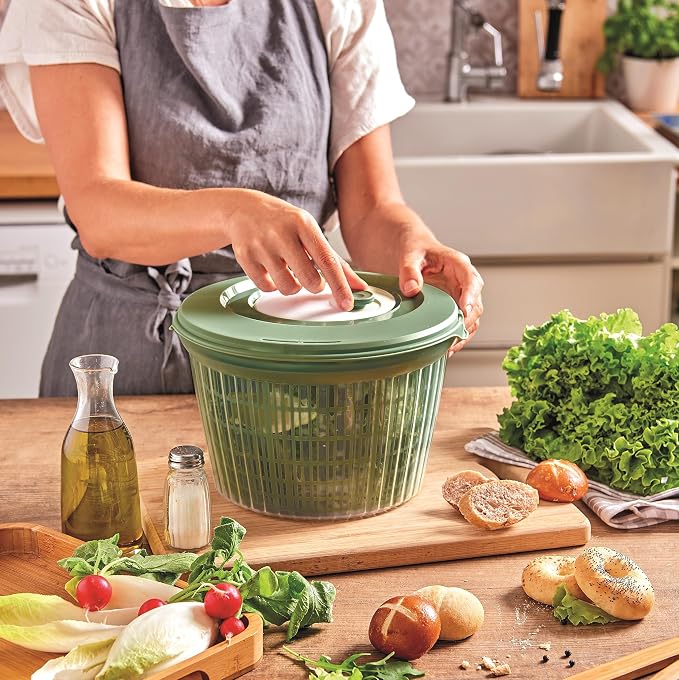 Snips Ulaop Salad Spinner, Green, 4 Liters