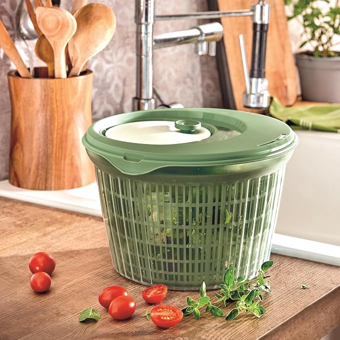 Snips Ulaop Salad Spinner, Green, 4 Liters